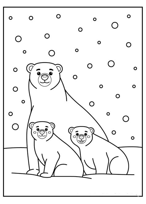 Urso Polar Em P Para Colorir Imprimir E Desenhar Colorir Me