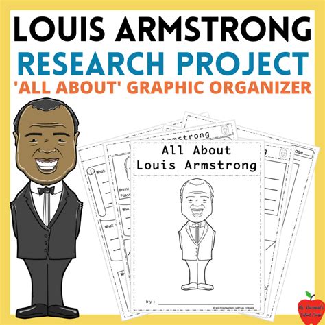 Louis Armstrong All About Research Project Graphic Organizer