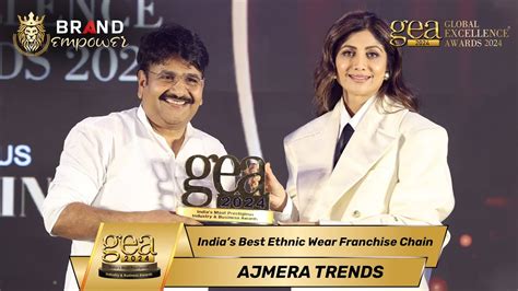 Ajmera Trends Wins Gea Global Excellence Awards By Brand