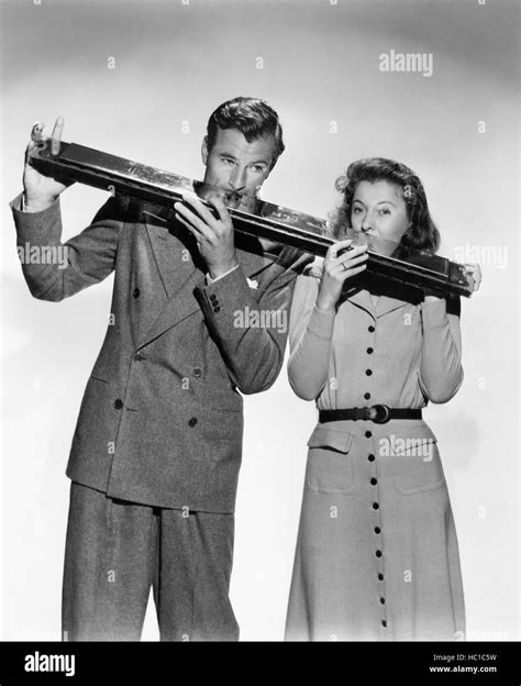 Meet John Doe From Left Gary Cooper Barbara Stanwyck 1941 Stock
