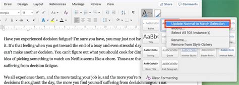 How To Change The Default Font In Microsoft Word Styles Envato