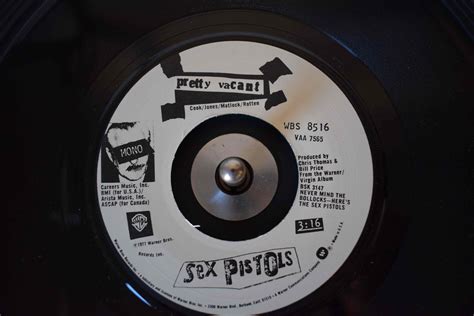 Pretty Vacant Sex Pistols Single Vinilo 1977 WBS