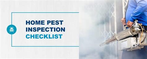 Home Pest Inspection Checklist Pdf Download Pestech