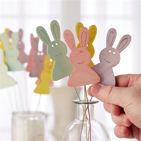 Assorted Color Easter Bunny Picks Picks Sprays Florals Craft