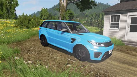 BeamNG Drive Land Rover Range Rover Sport SVR 2015 Car Show Test