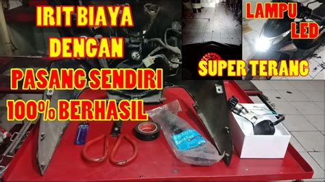 Cara Pasang Lampu Led Rtd Sisi Honda Beat Fi Youtube