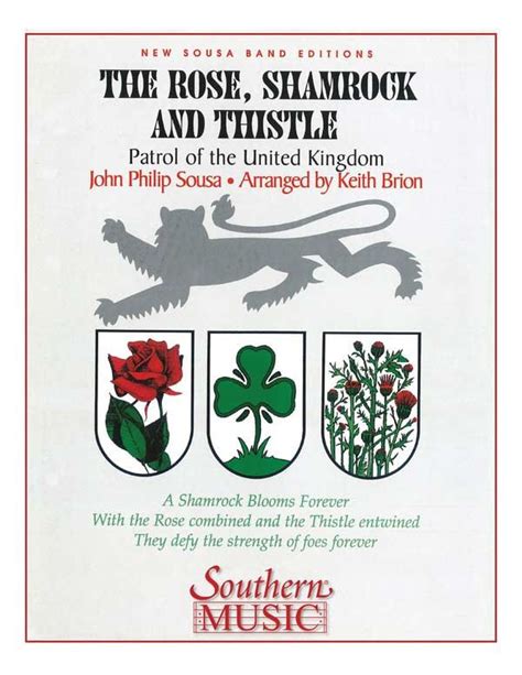 The Rose Shamrock And Thistle John Philip Sousa Partitions Pour