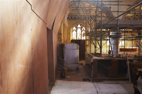 Penshurst Church during restoration, 2015 | Church | Penshurst Living Archive