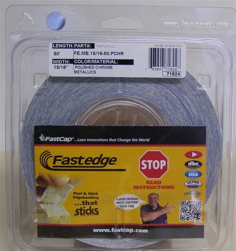 Fastcap Polished Chrome Edge Banding Tape Mike S Tools