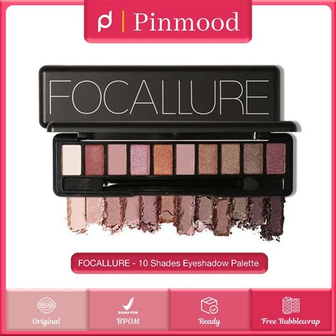 Jual FOCALLURE FULL FEATURED NUDE 10 SHADE EYESHADOW PALETTE FA 08