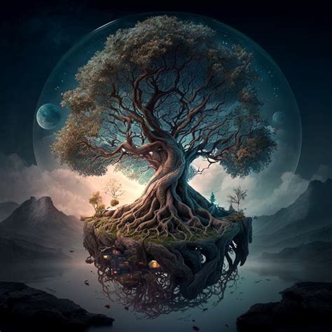 Yggdrasil L Arbre De Vie Les Neuf Mondes Et La Qu Te Des Runes D