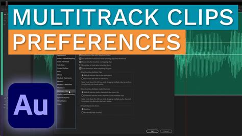 Mastering Multitrack Clips In Adobe Audition Unleash The Power Of