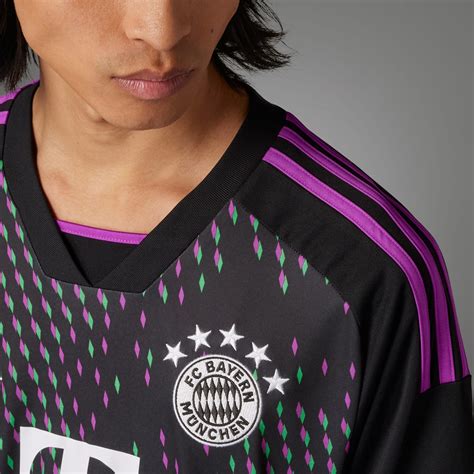 Adidas Fc Bayern 2324 Away Jersey Black Adidas Tz