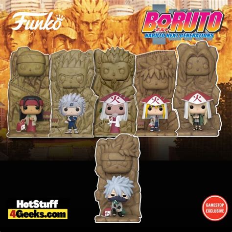 2023 New Boruto Hokage Rock Series Of 7 Funko Pop Figures