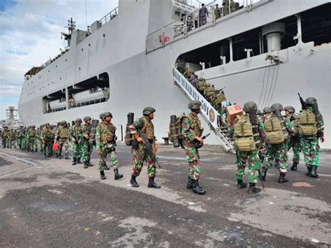 Tni Al Berangkatkan Armada Kapal Perang Latma Carat Bersama