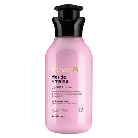 Loção Hidratante Corporal Desodorante Nativa SPA Flor de Ameixa 400ml