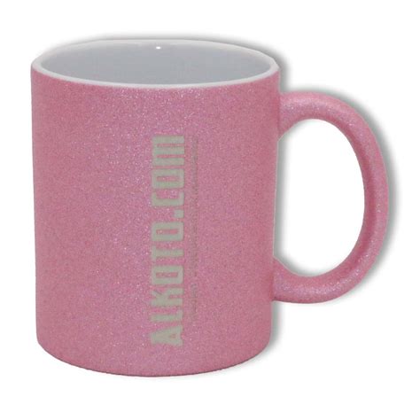 Tasse Glitter Pink Mit Gravur 330ml Personalisiert Laserprint Shop