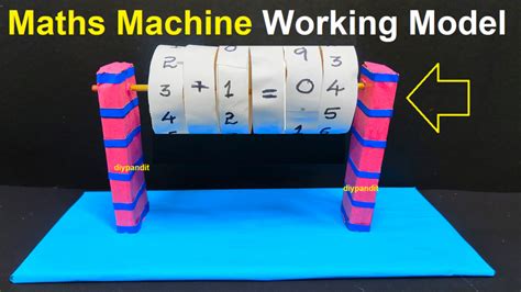 How To Make Math Machine Working Model Science Projects Maths Tlm English Tlm Physics