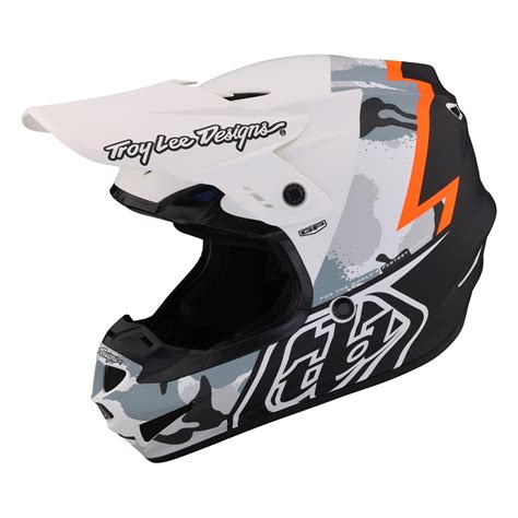 Troy Lee Designs MX Helmet GP Volt Camo White Maciag Offroad