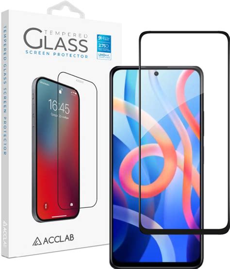 Acclab Full Glue Xiaomi Redmi Note Black