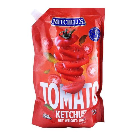 Mitchells Ketchup Pouch Bag 1 Kg Jalal Sons Lahore