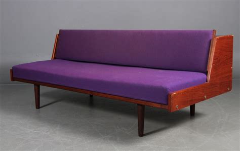 Hans J Wegner Sovesofa Af Teak Model Ge Lauritz