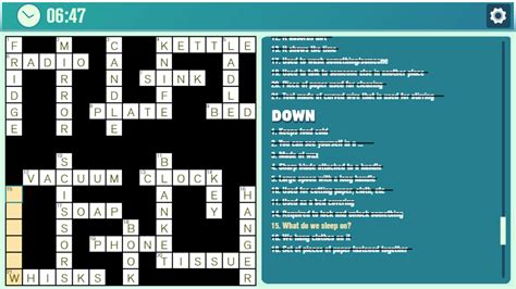 🕹️ Play Crossword Casual Game: Free Online Easy Crossword Puzzles Video ...