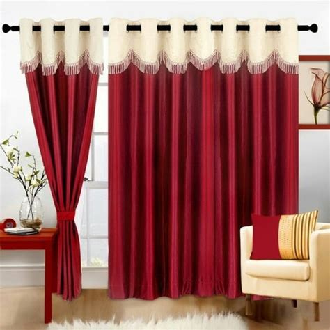 Plain Polyester Decorative Window Curtain Size X Feet At Rs