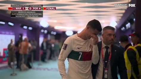 Video Cristiano Ronaldo Breaks Down In Tears After World Cup Upset