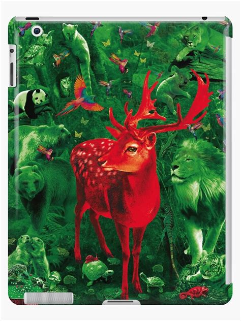 "Magic Forest Deer Animals Forest Magic Forest Digital Art" iPad Cases ...