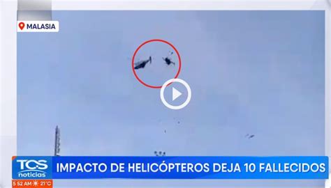 Colisi N De Dos Helic Pteros Deja Fallecidos En Malasia