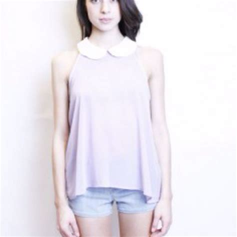 Peter Pan Collar Too Cute Sleeveless Top Style Fashion