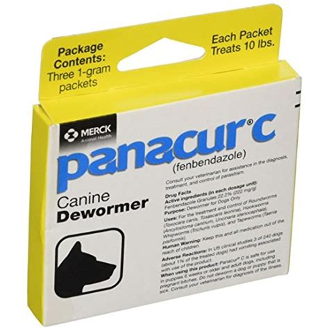 Panacur Dewormer For Dogs Side Effects