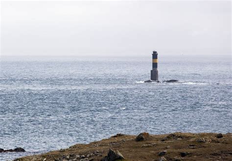 Lighthouse in Ouessant Island Editorial Photo - Image of guidance ...