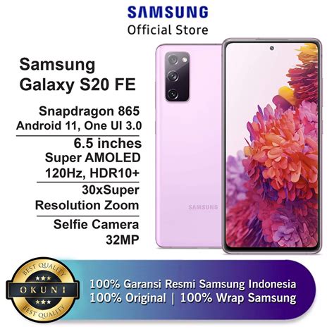 Jual Samsung Galaxy S20 Fe Snapdragon 8128 Gb New Garansi Resmi Shopee Indonesia