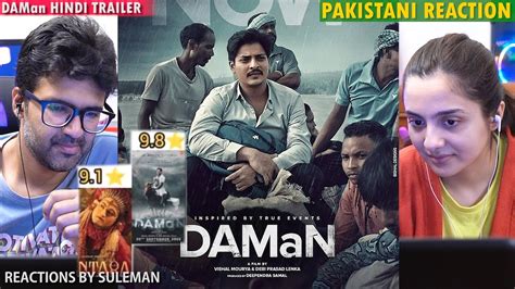 Pakistani Couple Reacts To DAMaN Hindi Trailer Better Than Kantara