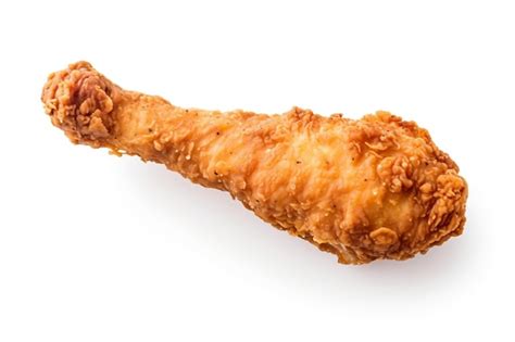 Premium AI Image Isolated Fried Chicken Drumstick Transparent Background