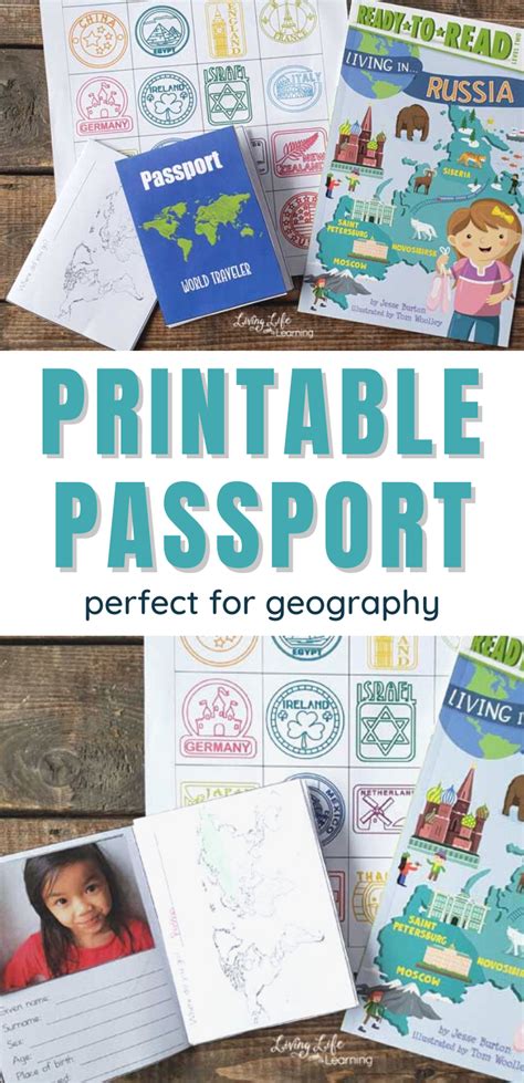 Printable Passport For Kids Passports For Kids Kids Around The World