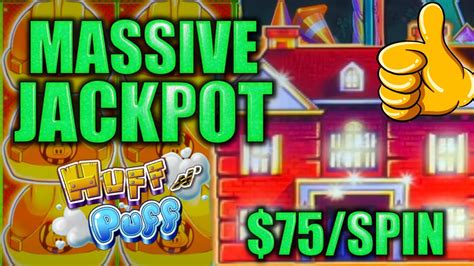 🤑 Massive Jackpot On Huff N Puff Slot Machine 75 Spins High Limit