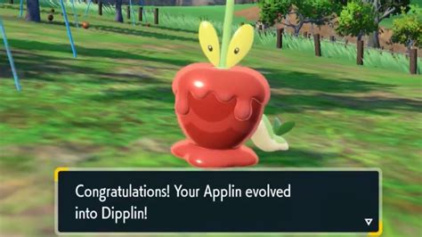 How To Evolve Applin Into Dipplin The Teal Mask Pokemon Scarlet