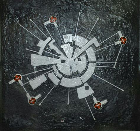 Alpha Moonbase Kit With 5 Launch Pads Space 1999 Eagle