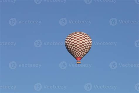 Hot Air Balloon Over Goreme Town 10296851 Stock Photo At Vecteezy