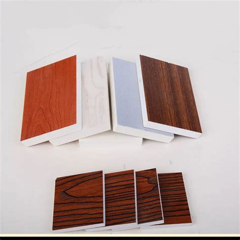 Wood Grain Pvc Foam Boardwood Grain Plastic Sheet For Salelaminated