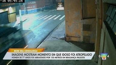 Bom Dia Vanguarda Imagens Mostram Momento Em Que Idoso Foi Atropelado