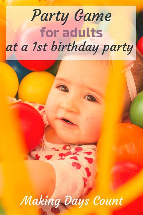 DIY First Birthday Games: Who Knows Baby Best - Making Days Count ...