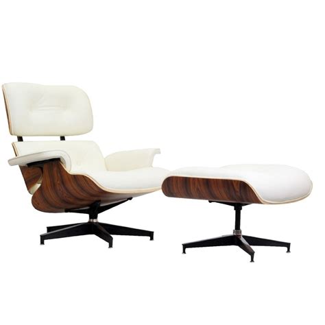 White Leather Rocking Chair and Ottoman | Gift Ideas 2021 | Cool Gifts