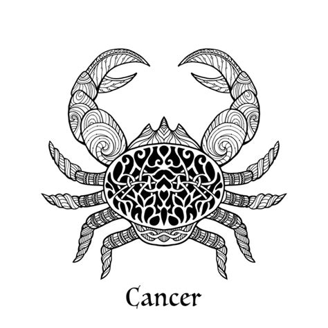 Cancer Zodiac Vector Images Royalty Free Cancer Zodiac Vectors