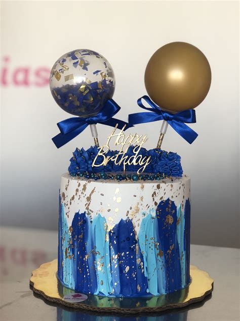 Pin by Anahy Martinez on Banderín Blue birthday cakes Birthday cakes