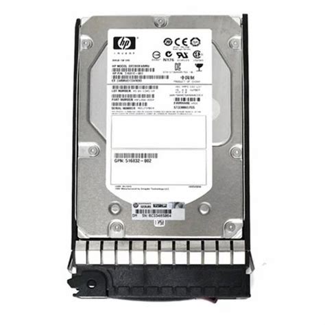 Hp 300gb 15k 6gb Sas 35 516810 001 9fl066 035 Storage Capacity 500