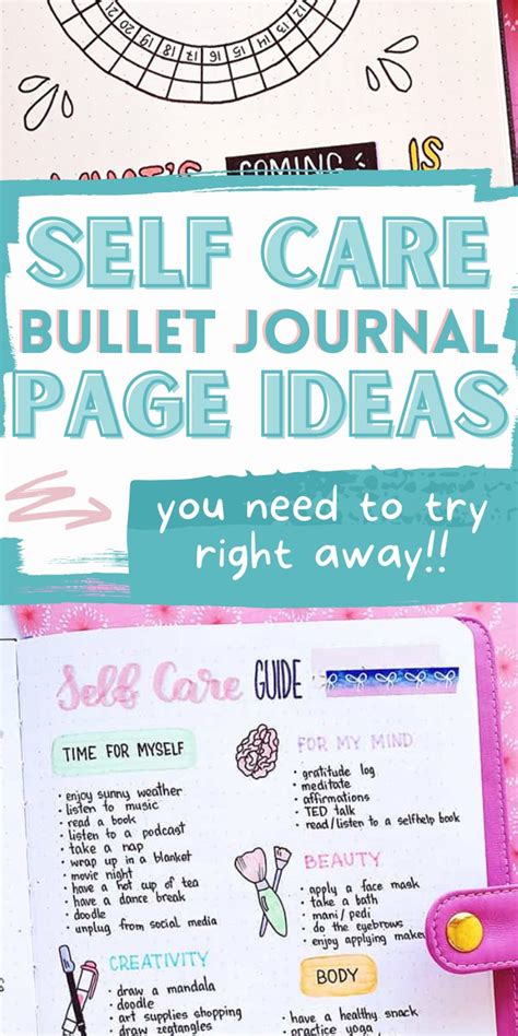 25 Inspirational Self Care Bullet Journal Page Ideas Artofit